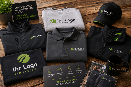 Individuelle Arbeitskleidung mit Corporate Identity und eigenem Logo