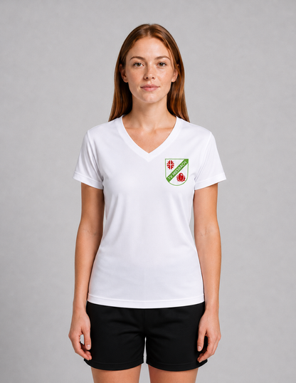 TV Miesbach Turnen & Tanzen Shirt von vorne in weiss