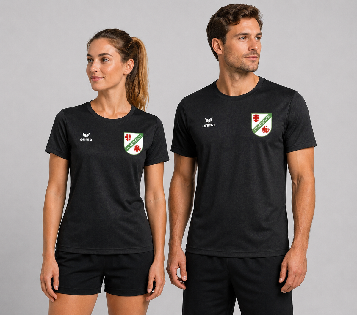 TV Miesbach Tshirt von Erima mit Logodruck von vorne