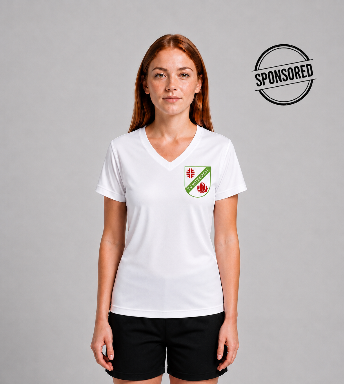 TV Miesbach Turnen & Tanzen Shirt von vorne in weiss