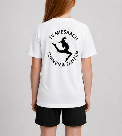 Erima Funktionsshirt für Kinder vom TV Miesbach Rückansicht weiss