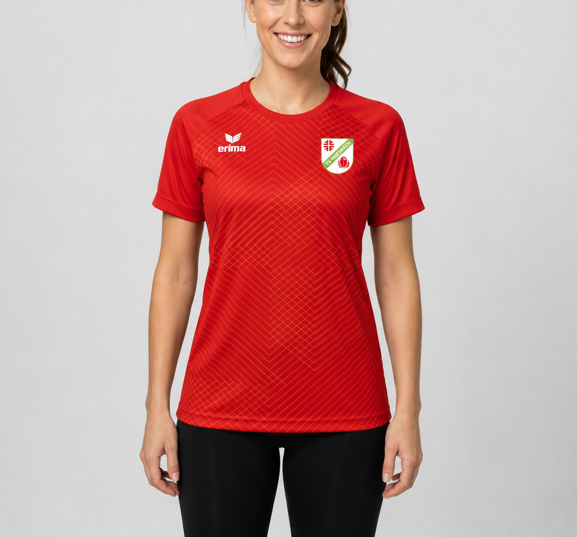 Funktionsshirt für Damen von Erima TV Miesbach vorne rot