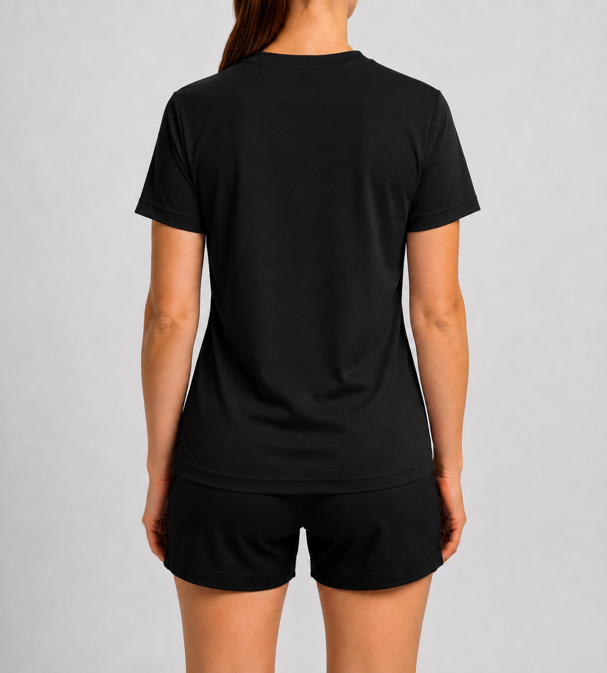 TV Miesbach Basics Tshirt von hinten in schwarz von Hummel