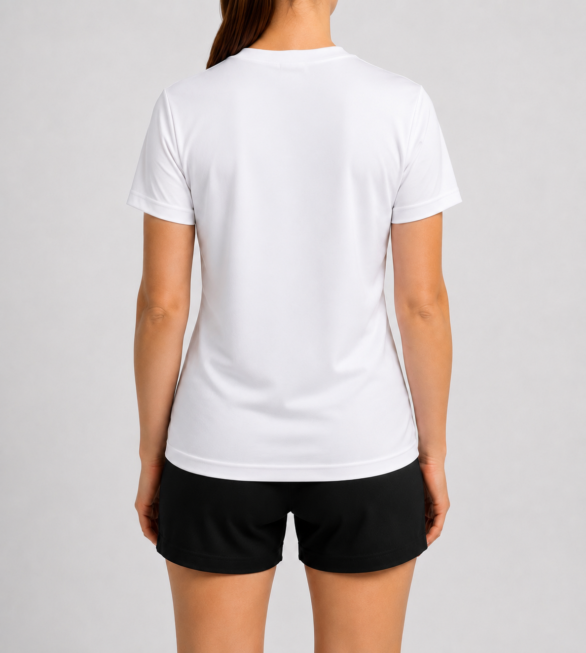 TV Miesbach Basics Tshirt von hinten in weiß von Hummel