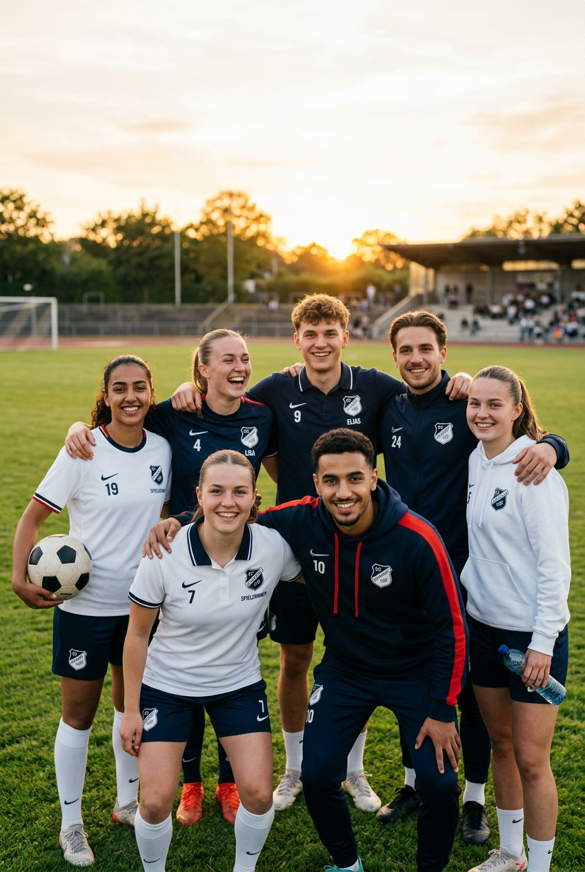 Teamsport mit Vereinsbekleidung aus Miesbach