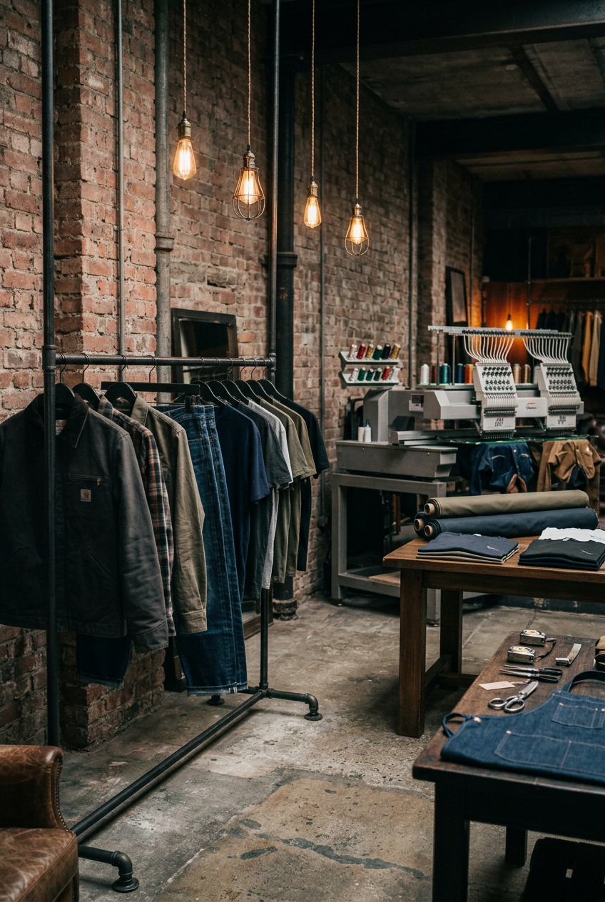 Showroom in Miesbach für Stick und Druck von Berufsbekleidung mit persönlicher Beratung