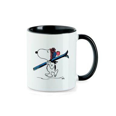 Snoopy Ski Handzeichnung