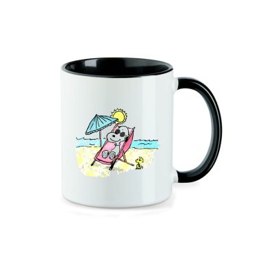 Snoopy Sonnenstuhl Handzeichnung