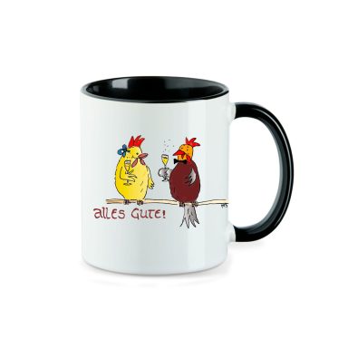Vogelhochzeit Handzeichnung